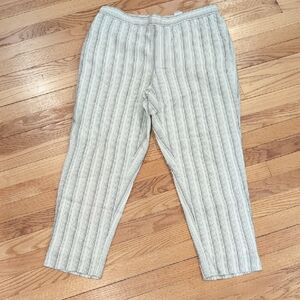 Banana Republic Striped Linen Pants